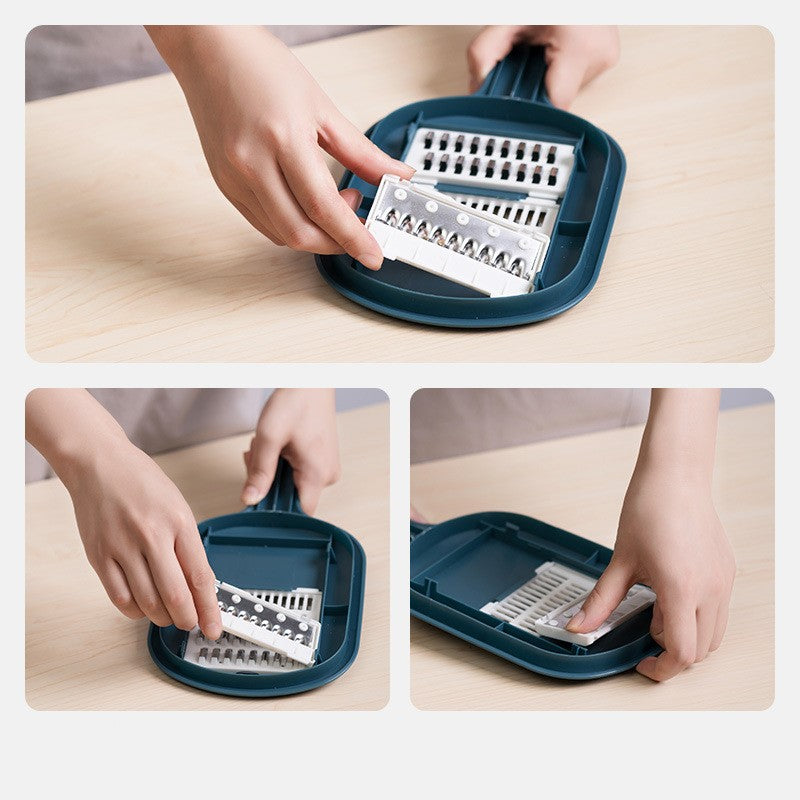 Vegetable Cutter Kitchen Fruit Potato Peeler Carrot Cheese Grater Vegetable Slicer - SECURECAN