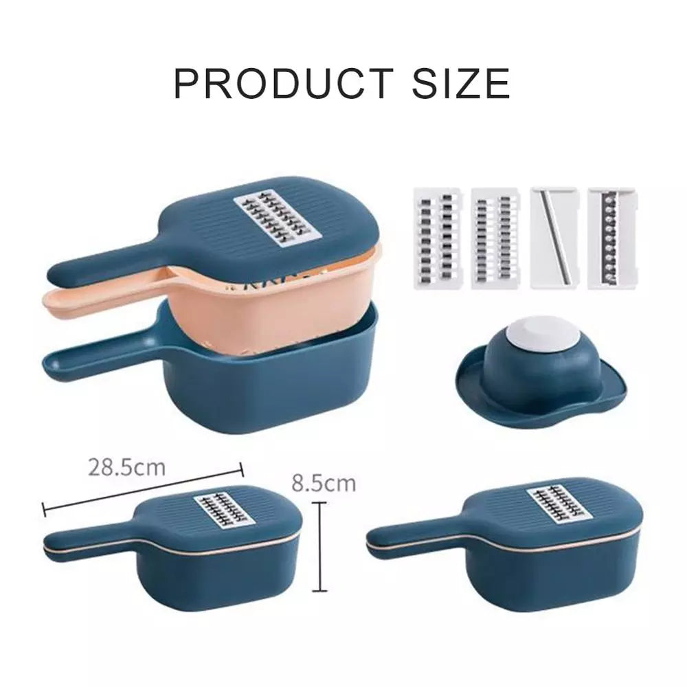 Vegetable Cutter Kitchen Fruit Potato Peeler Carrot Cheese Grater Vegetable Slicer - SECURECAN