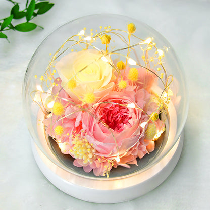 Eternal Flower Rose Glass Cover Gift Box Gift - SECURECAN