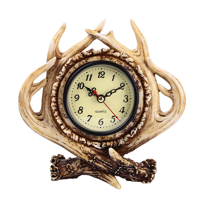 Antlers ornament clock - SECURECAN