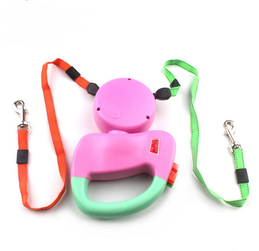 Retractable Dual Pet Dog Walking Leash - SECURECAN