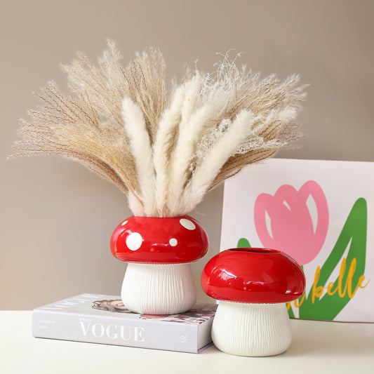 New Creative Mushroom Ceramic Vases - SECURECAN