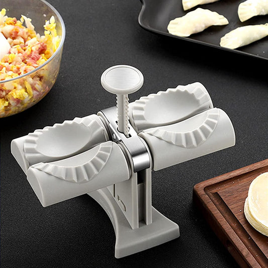 Double Head Dumpling Mold Lazy Artifact Manual Press Noodle Dumpling Maker - SECURECAN