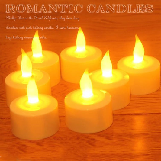 12 LED Rechargeable Electronic Candles - SECURECAN