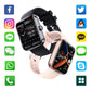 F57L Real-Time Blood Glucose, Heart Rate, And HRV-Calibrated Monitoring Smartwatch For Men And Women