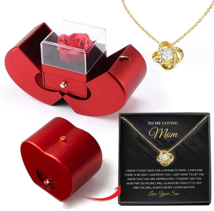 Fashion Jewelry Box Red Apple Gift - SECURECAN