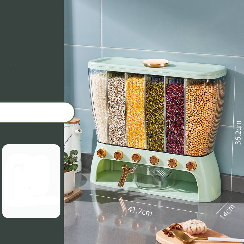 Kitchen Grains Separate Storage Box Compartment - SECURECAN