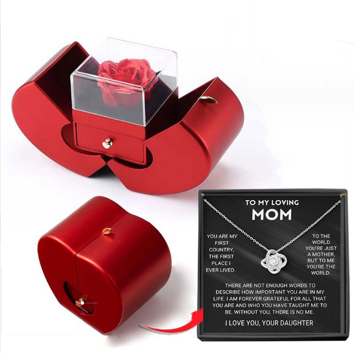 Fashion Jewelry Box Red Apple Gift - SECURECAN