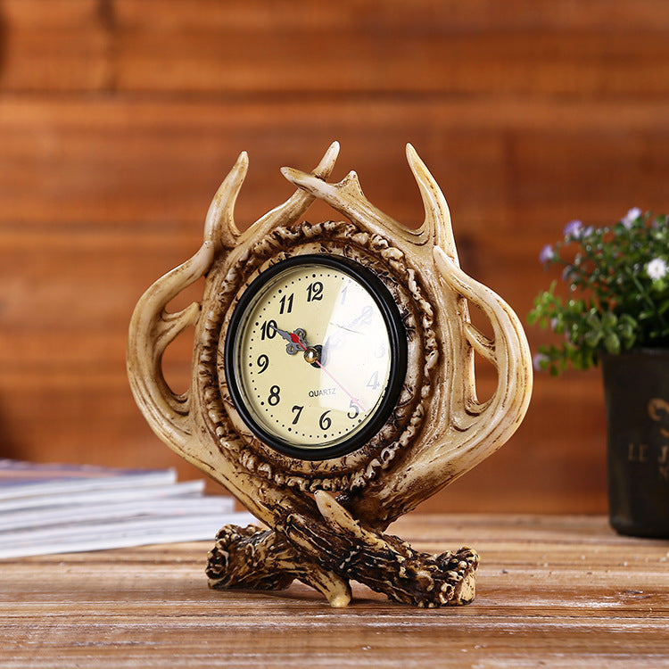 Antlers ornament clock - SECURECAN