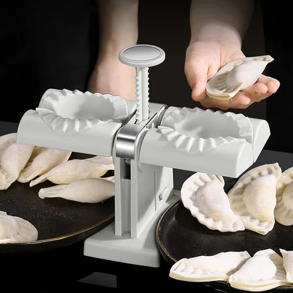 Double Head Dumpling Mold Lazy Artifact Manual Press Noodle Dumpling Maker - SECURECAN