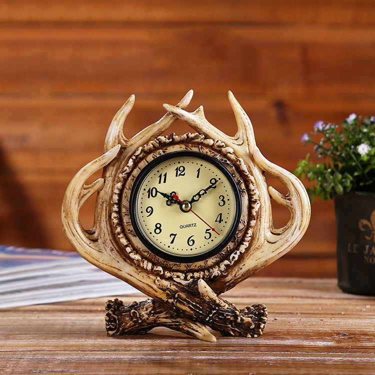 Antlers ornament clock - SECURECAN