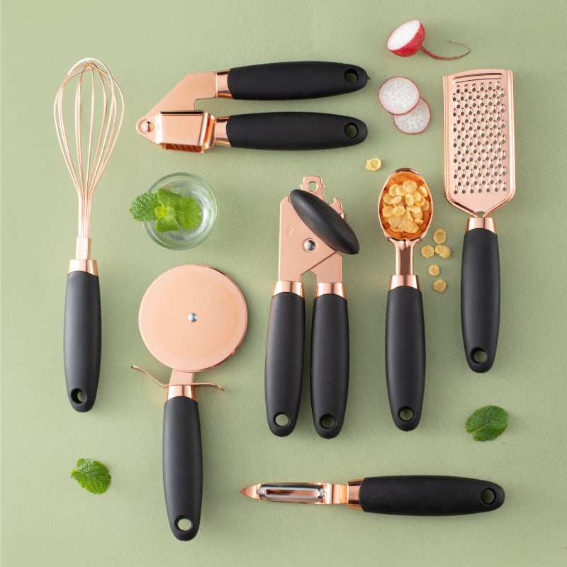 Kitchen Household Peeler Gadget Copper Plating Set - SECURECAN