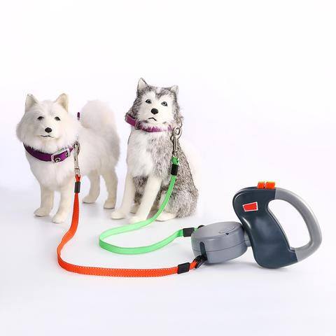 Retractable Dual Pet Dog Walking Leash - SECURECAN