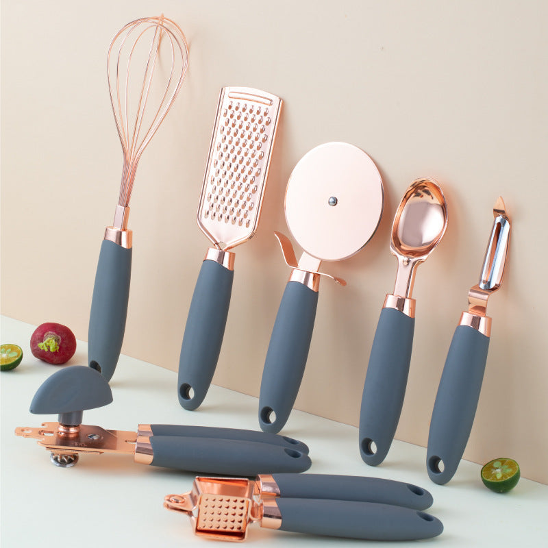 Kitchen Household Peeler Gadget Copper Plating Set - SECURECAN