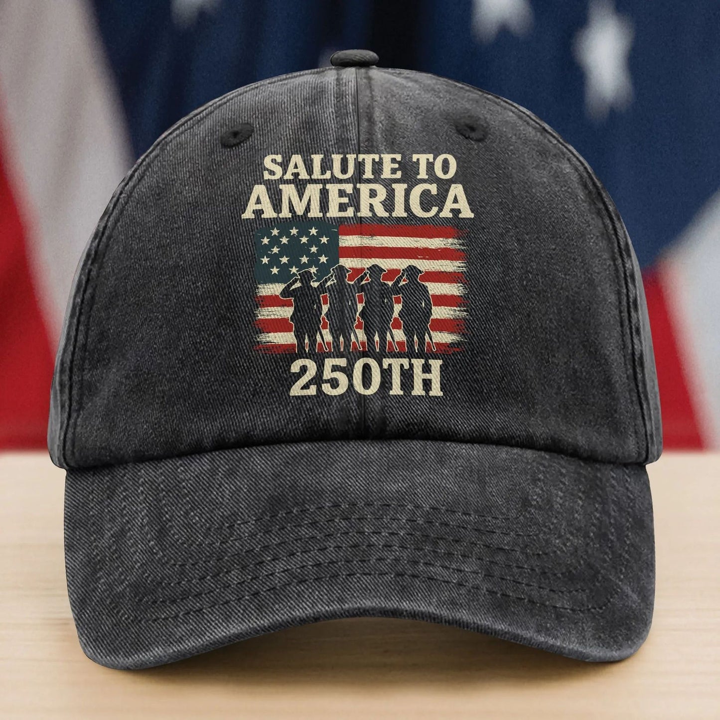 Washed Distressed Sun-Protective Baseball Cap