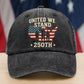 Washed Distressed Sun-Protective Baseball Cap