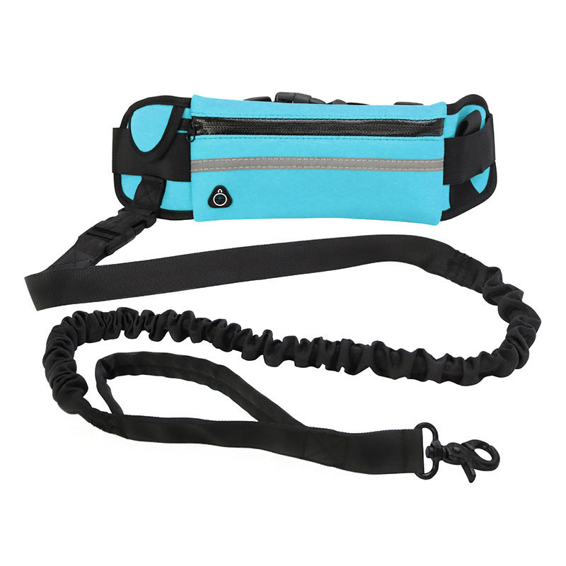 Hands Free Pet Walking And Training Belt With Shock Absorbing Bungee Leash - SECURECAN