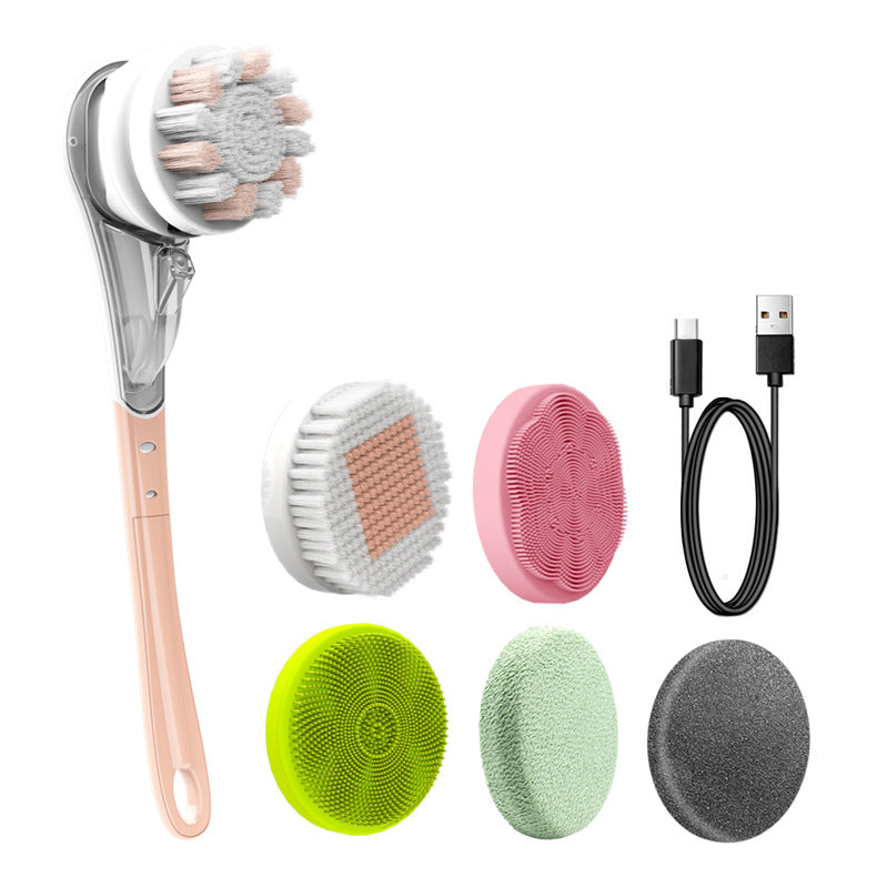 Multifunctional Electric Bath Brush Waterproof Rubbing Brush - SECURECAN