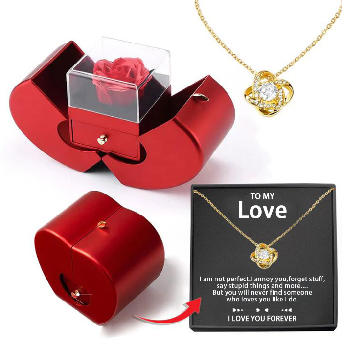 Fashion Jewelry Box Red Apple Gift - SECURECAN