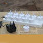 12 LED Rechargeable Electronic Candles - SECURECAN