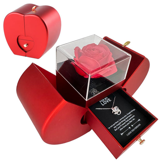 Fashion Jewelry Box Red Apple Gift - SECURECAN