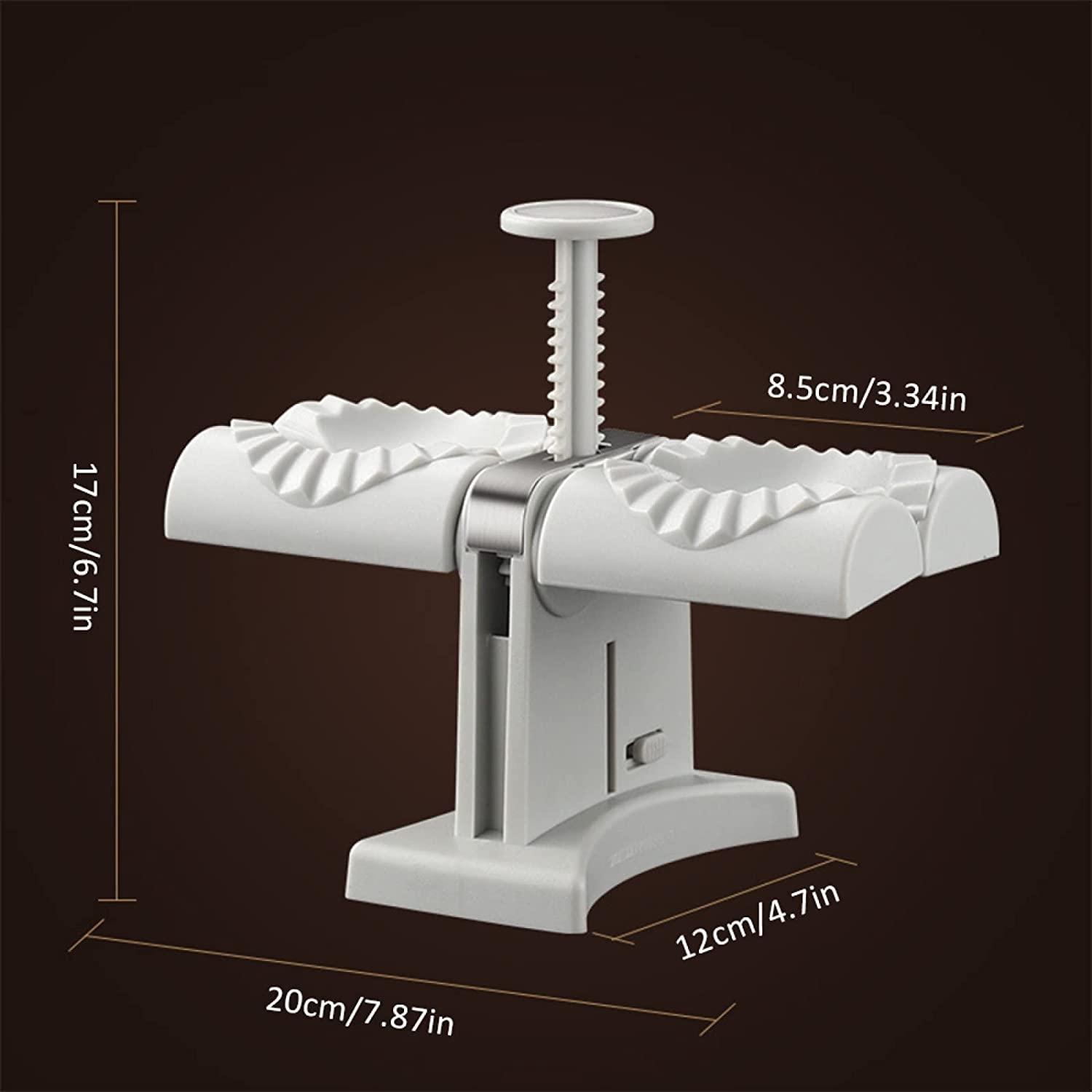 Double Head Dumpling Mold Lazy Artifact Manual Press Noodle Dumpling Maker - SECURECAN